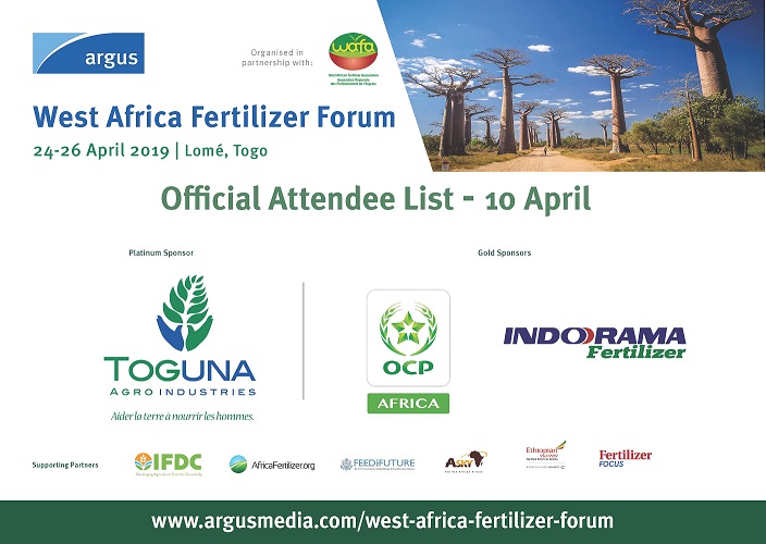 West Africa Fertilizer Forum Attendee List